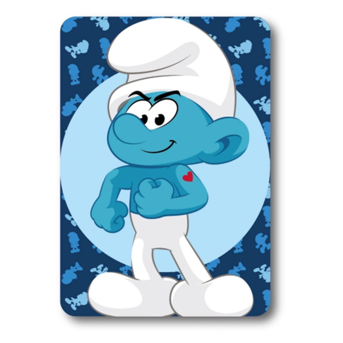 Smurfen fleece deken