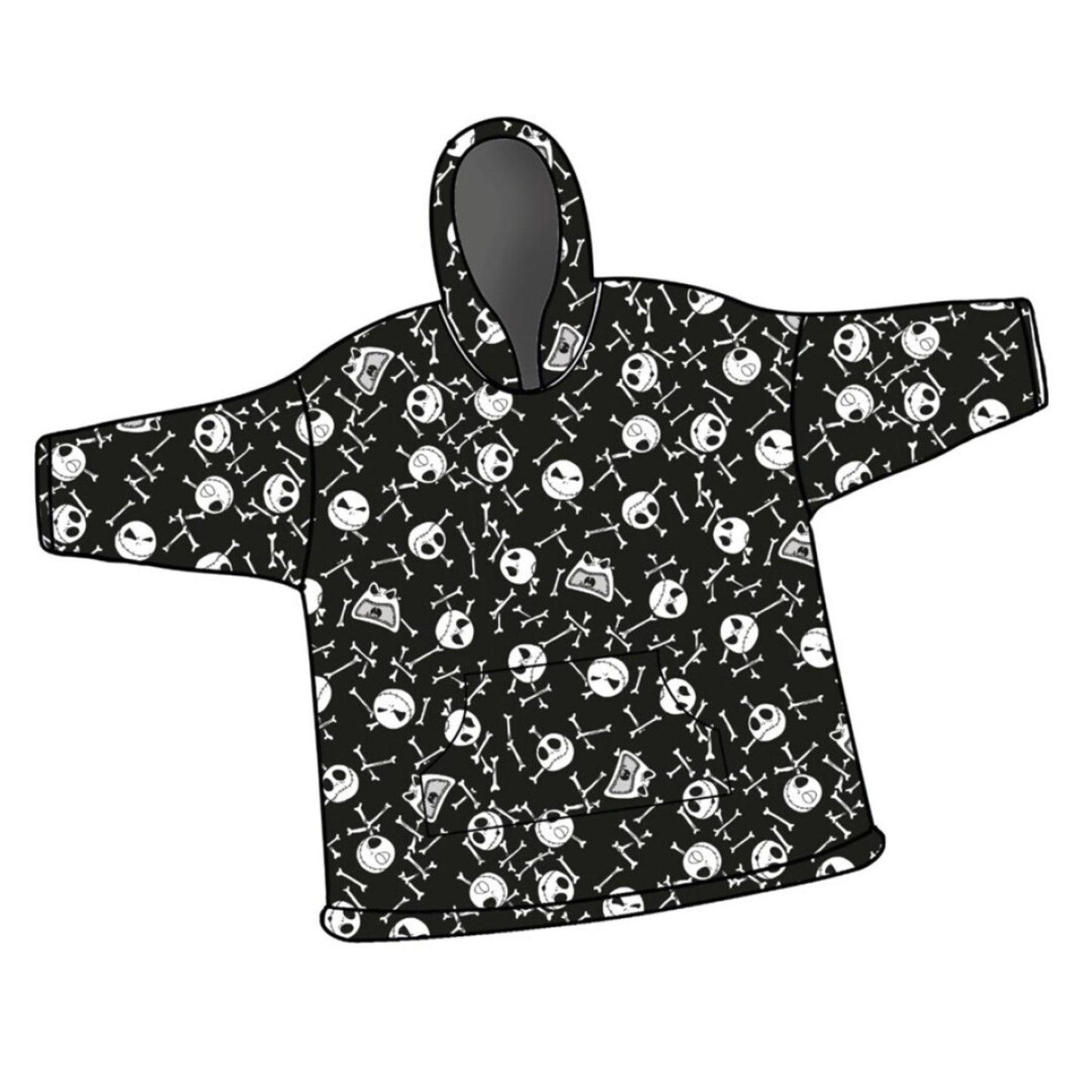 Jack Skellington hoodie deken