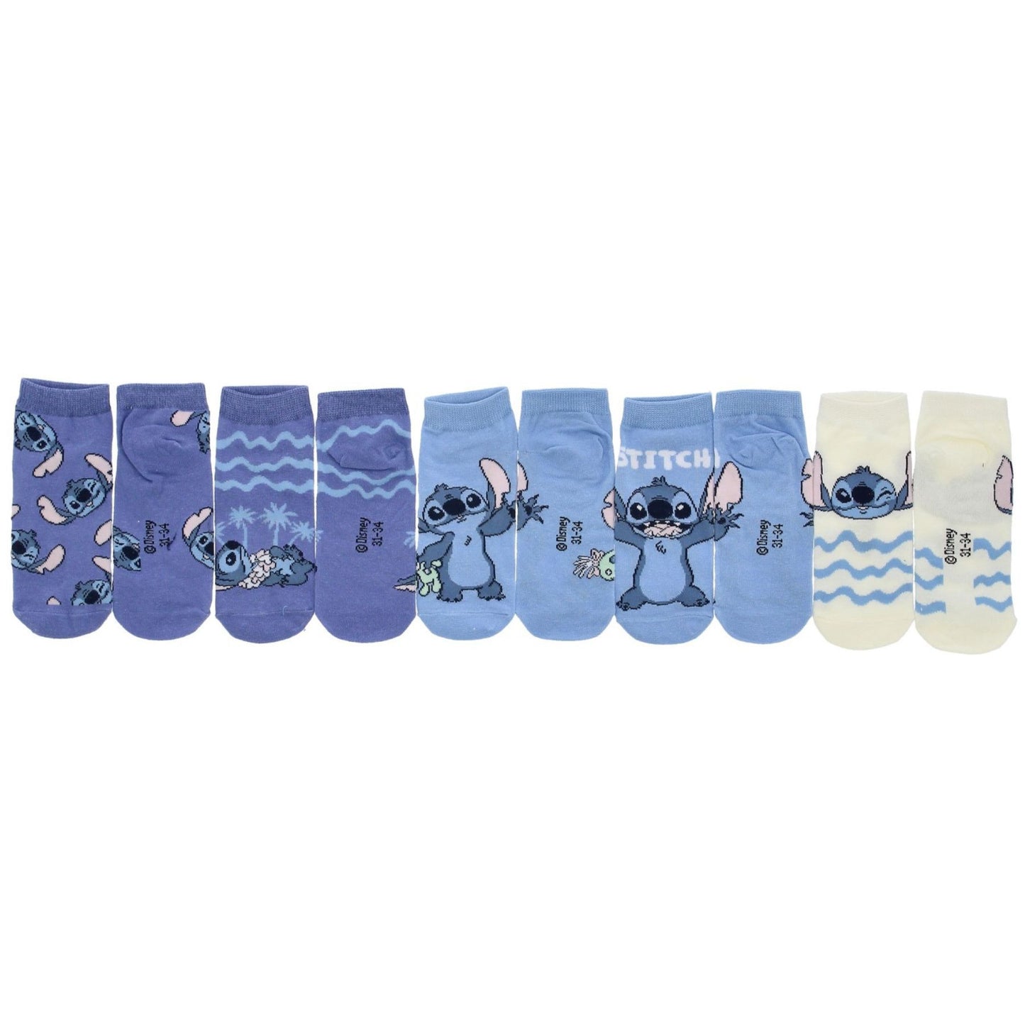Lilo & Stitch Sneaker Sokken - 10 Paar
