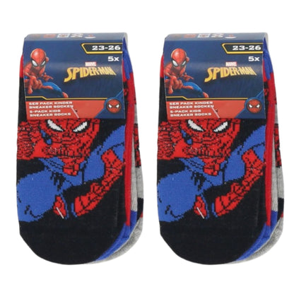 Spiderman Sneaker Sokken - 10 Paar