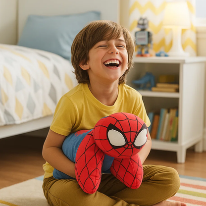 Spiderman 2 in 1 knuffel kussen
