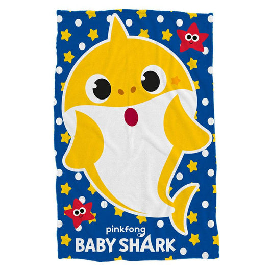 Baby Shark Coral-Fleece Deken