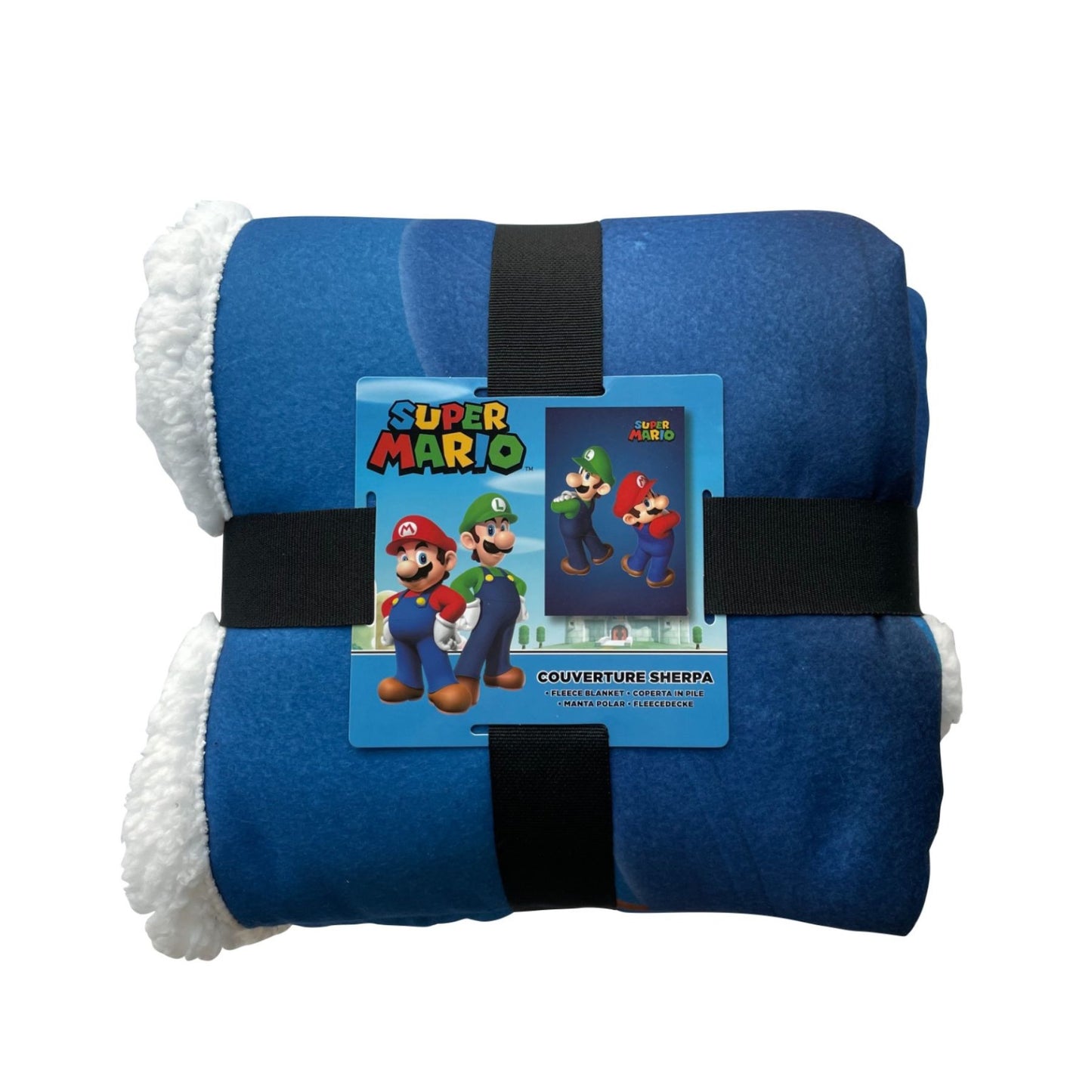 Super Mario fleece deken - sherpa