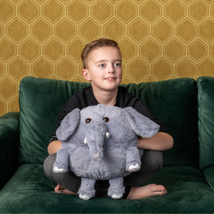 Noxxiez handwarmer - knuffel - kussen - olifant