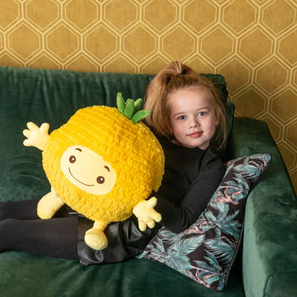 Noxxiez handwarmer - knuffel - kussen - ananas
