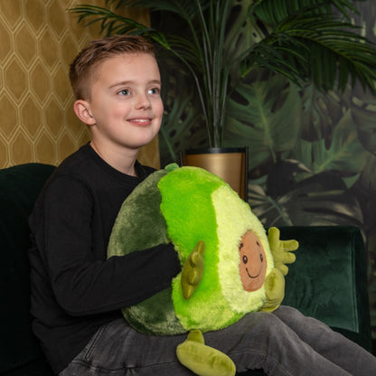 Noxxiez handwarmer - knuffel - kussen - avocado