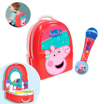 Peppa Pig visagie koffer met microfoon