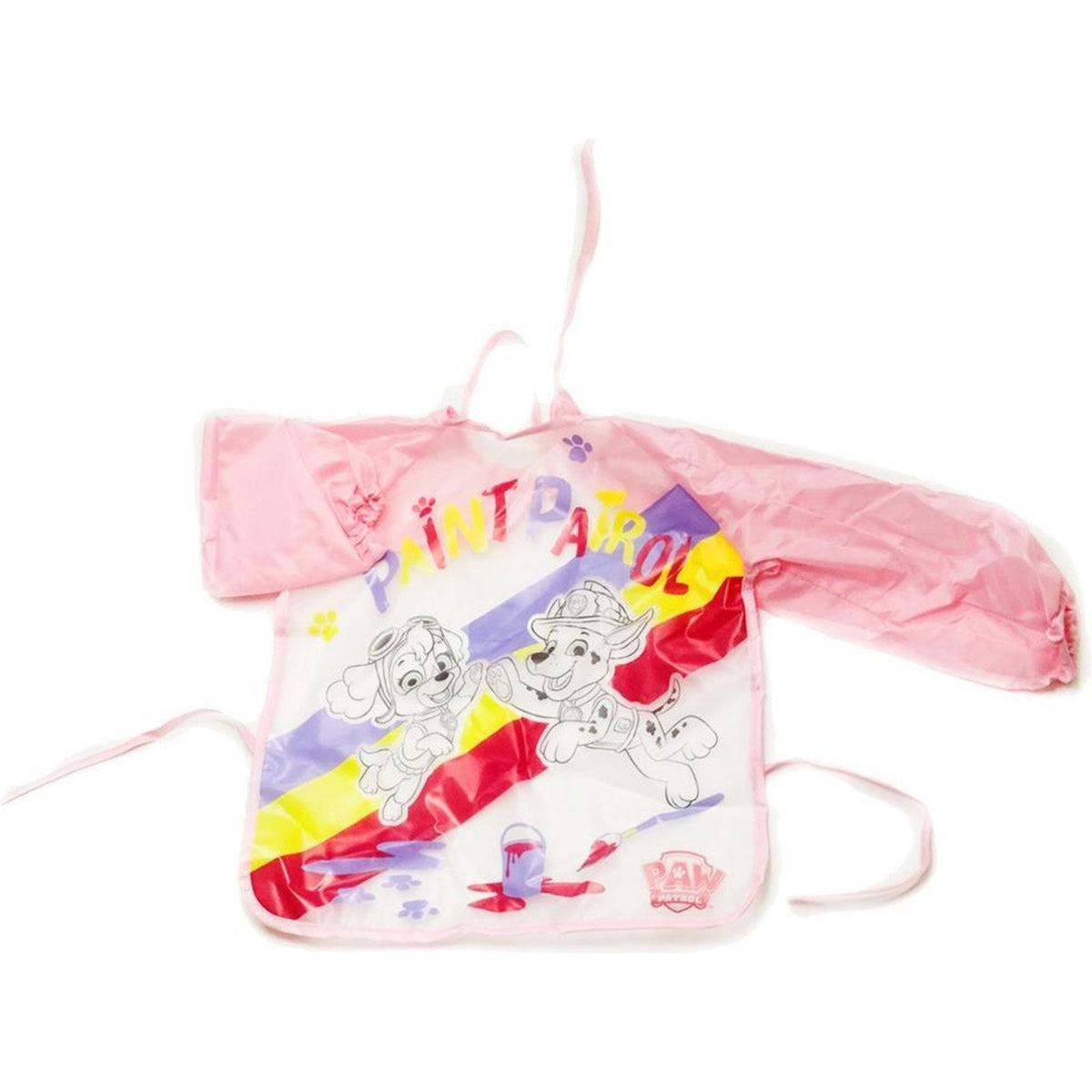 Paw Patrol schilderset met schort en vingerverf
