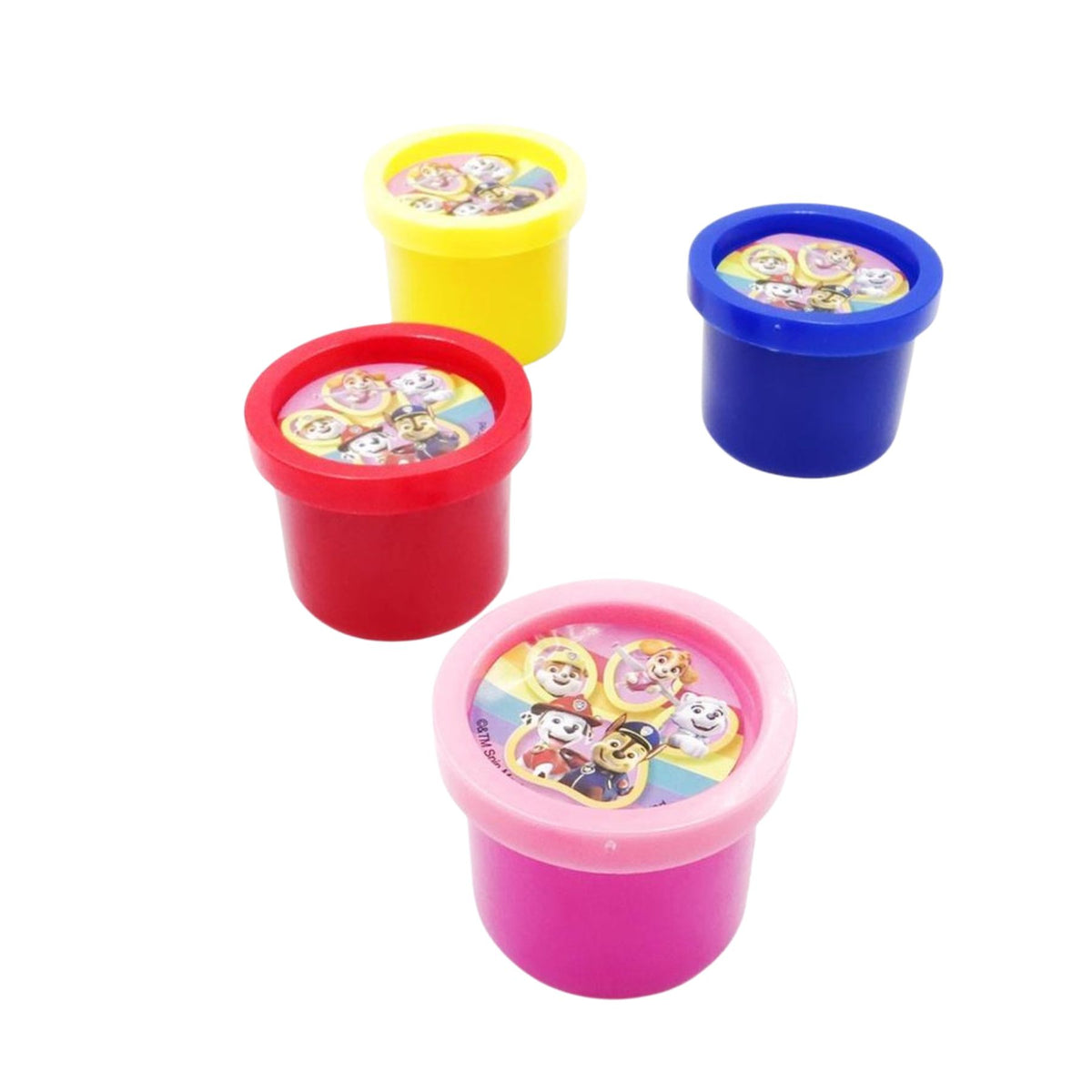 Paw Patrol schilderset met schort en vingerverf