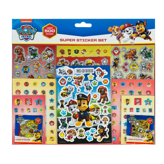 Paw Patrol Sticker set 500 st