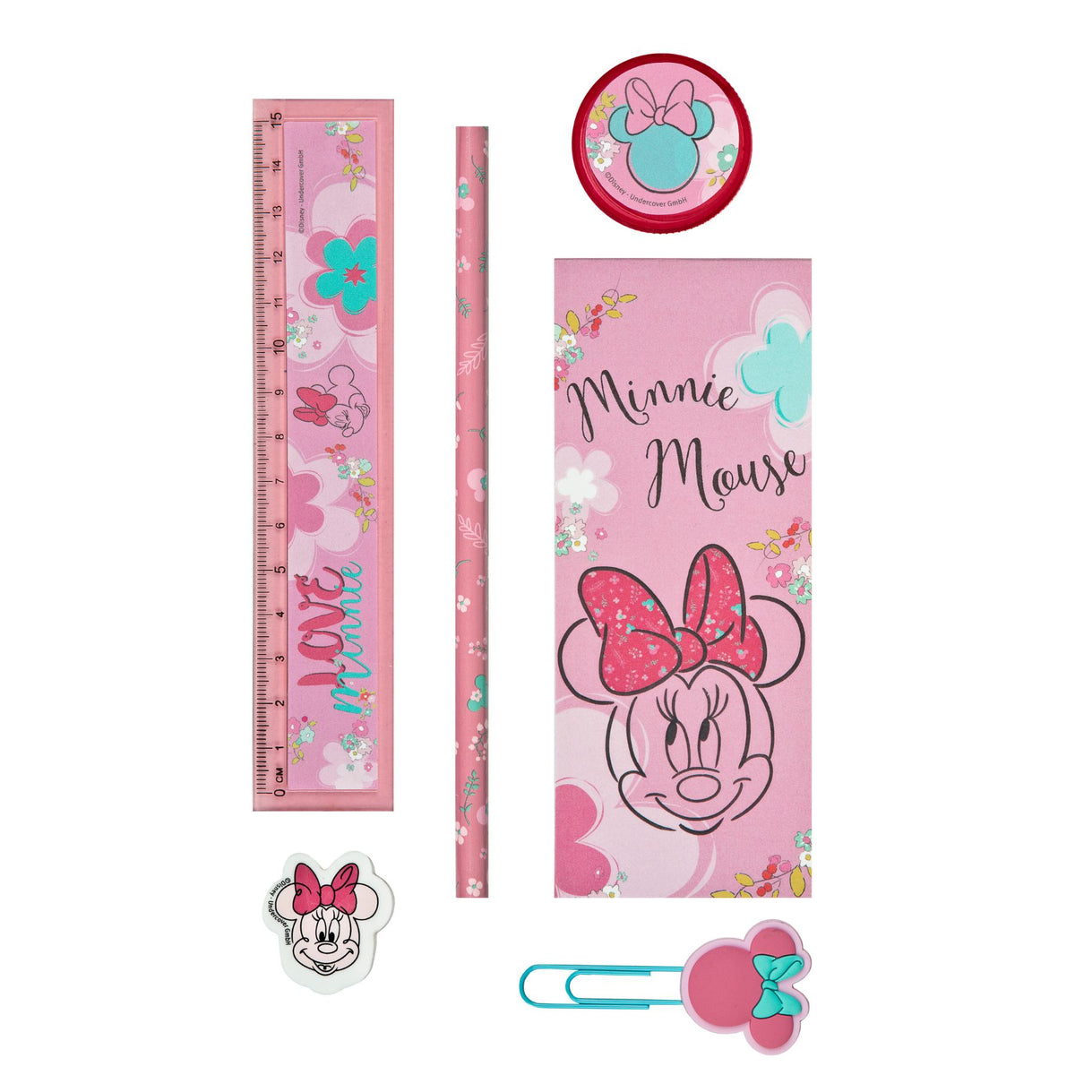 Minnie Mouse gevulde pennenbak 7-delig