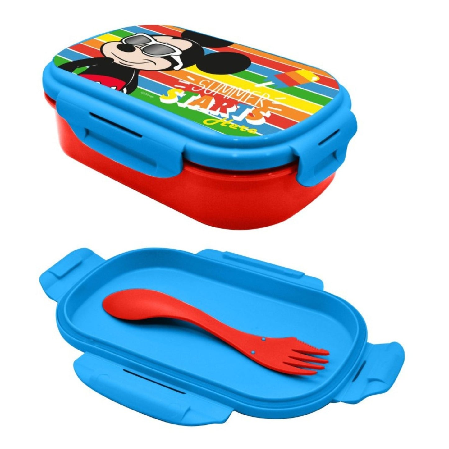 Mickey Mouse lunchbox met bestek