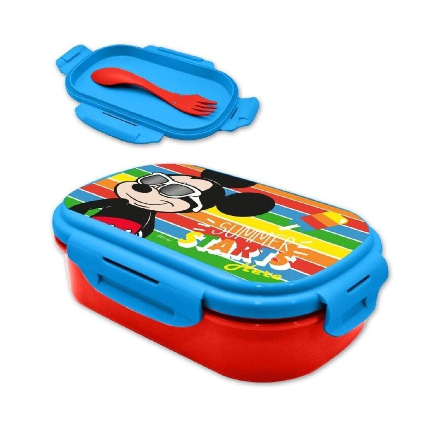 Mickey Mouse lunchbox met bestek