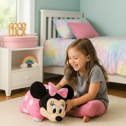 Minnie Mouse 2 in 1 knuffel kussen