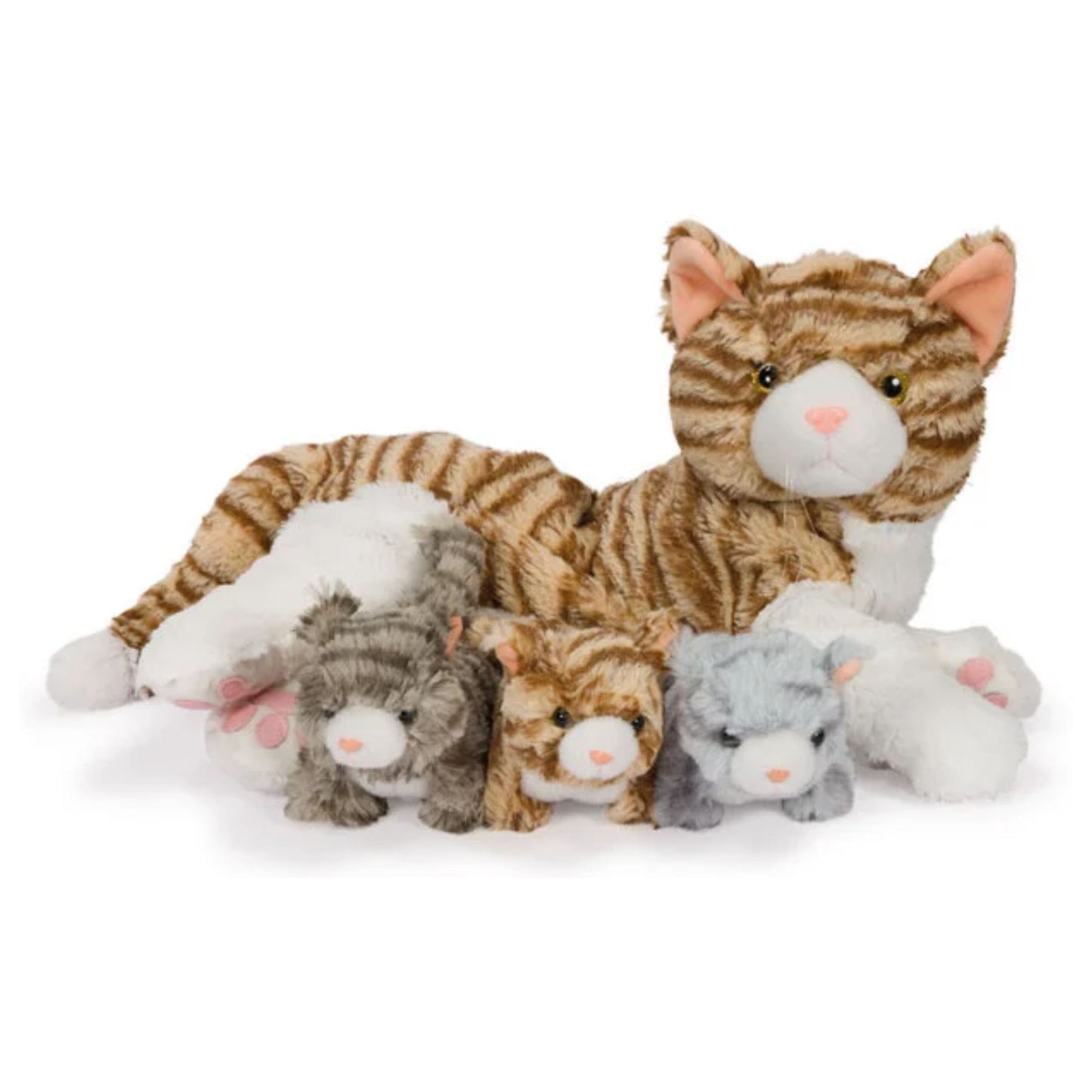 Noxxiez pluche - mama met 3 baby's - Kat