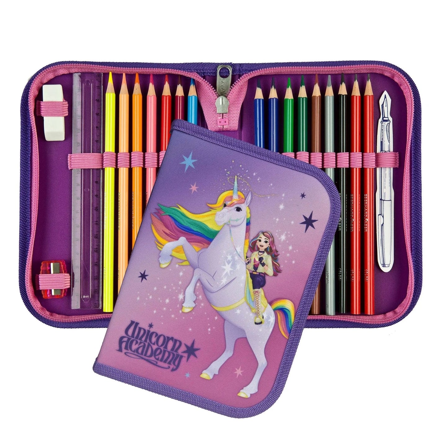 Unicorn Academy gevulde etui
