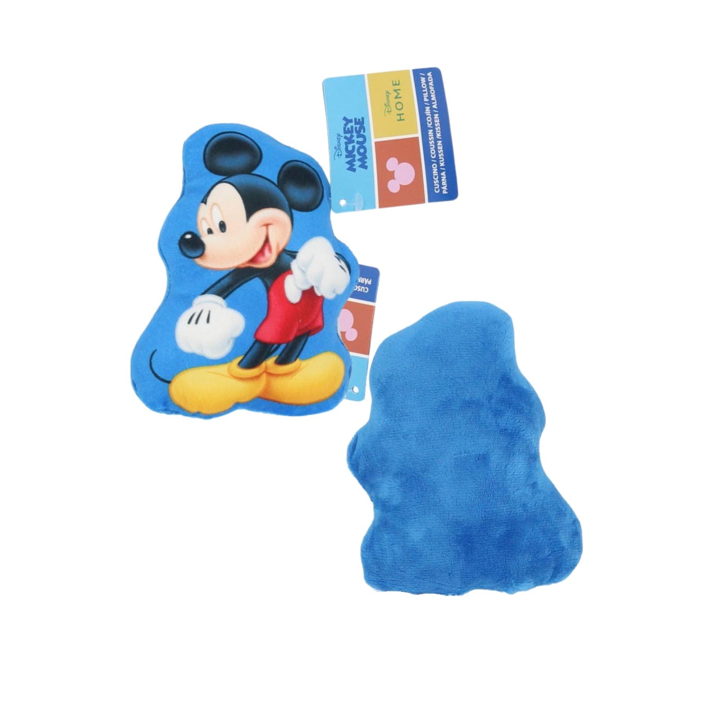 Mickey Mouse gevormd mini kussen - 15 cm