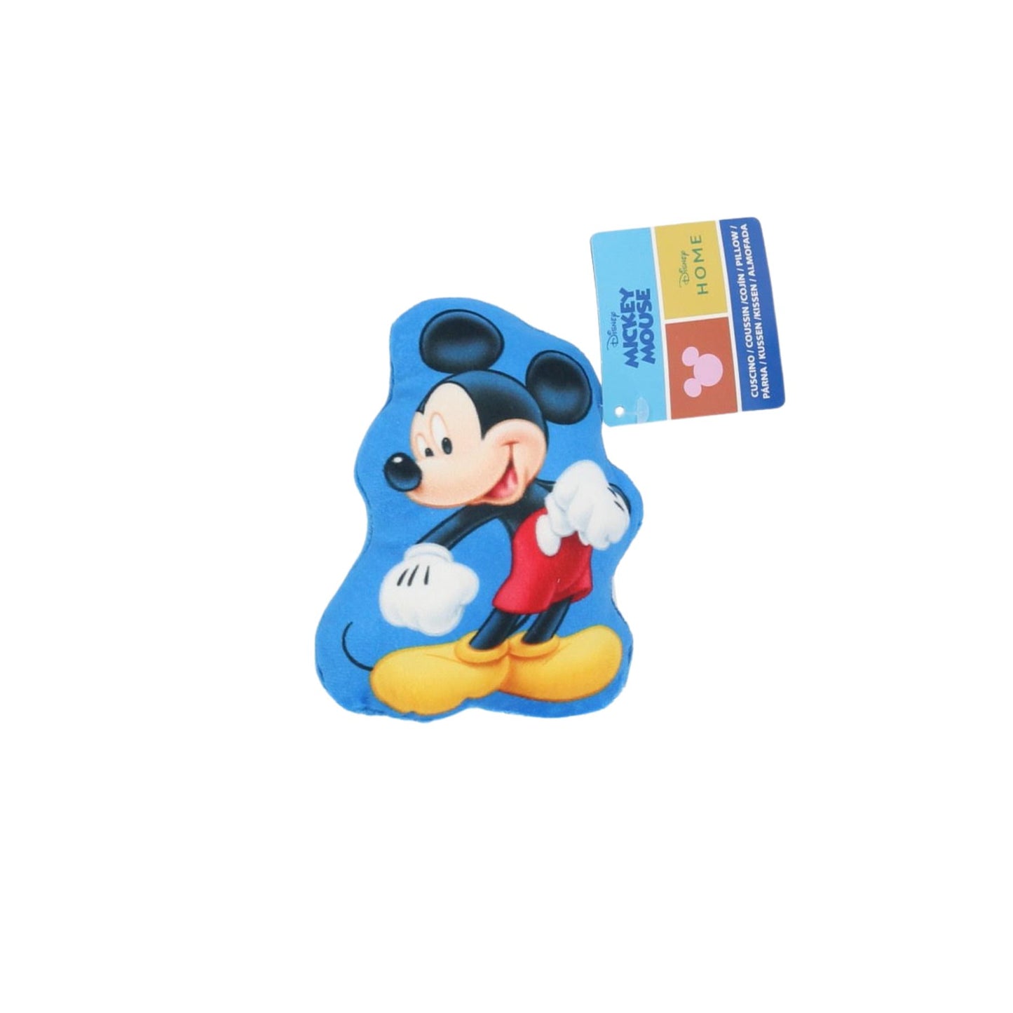 Mickey Mouse gevormd mini kussen - 15 cm