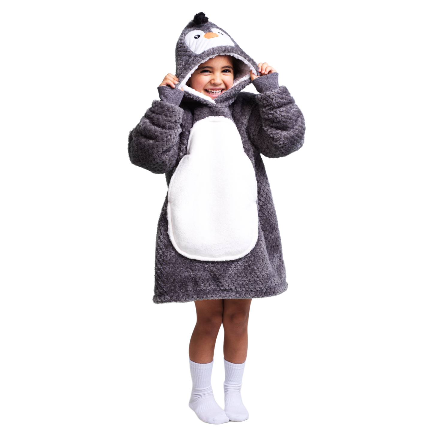 Noxxiez hoodie deken - pinguïn