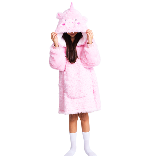 Noxxiez hoodie deken - eenhoorn