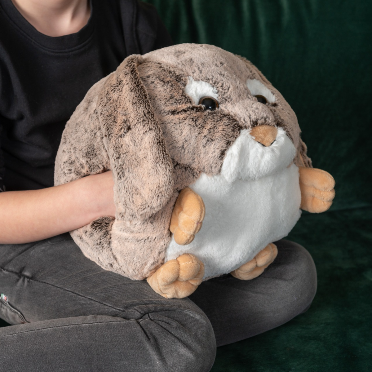 Noxxiez handwarmer - knuffel - kussen - konijn