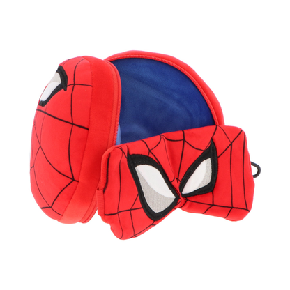 Spiderman 2 in 1 slaapmasker en reiskussen