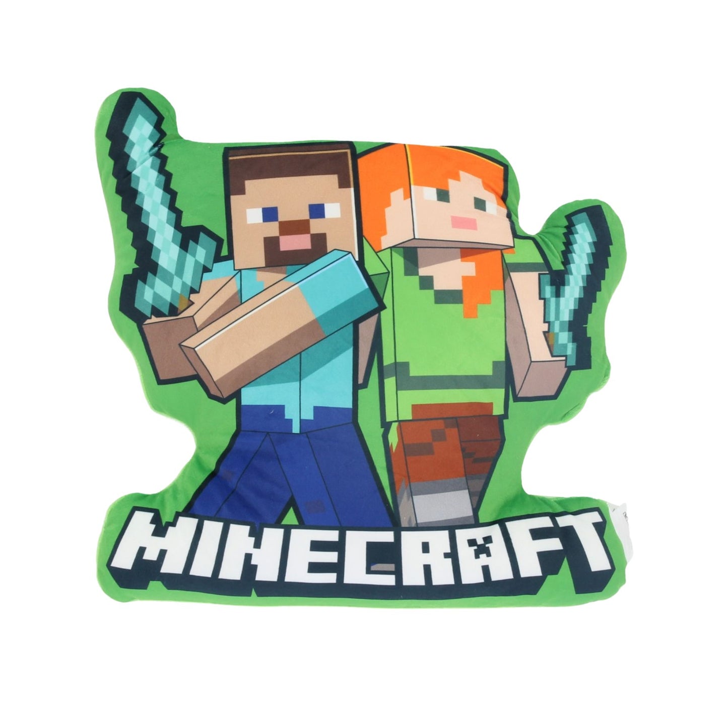Minecraft gevormd kussen - 40 cm