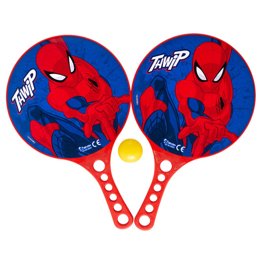 Spiderman strandtennis set