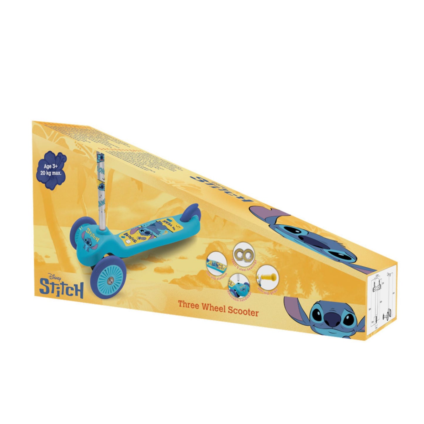 Lilo & Stitch kinderstep met 3 wielen