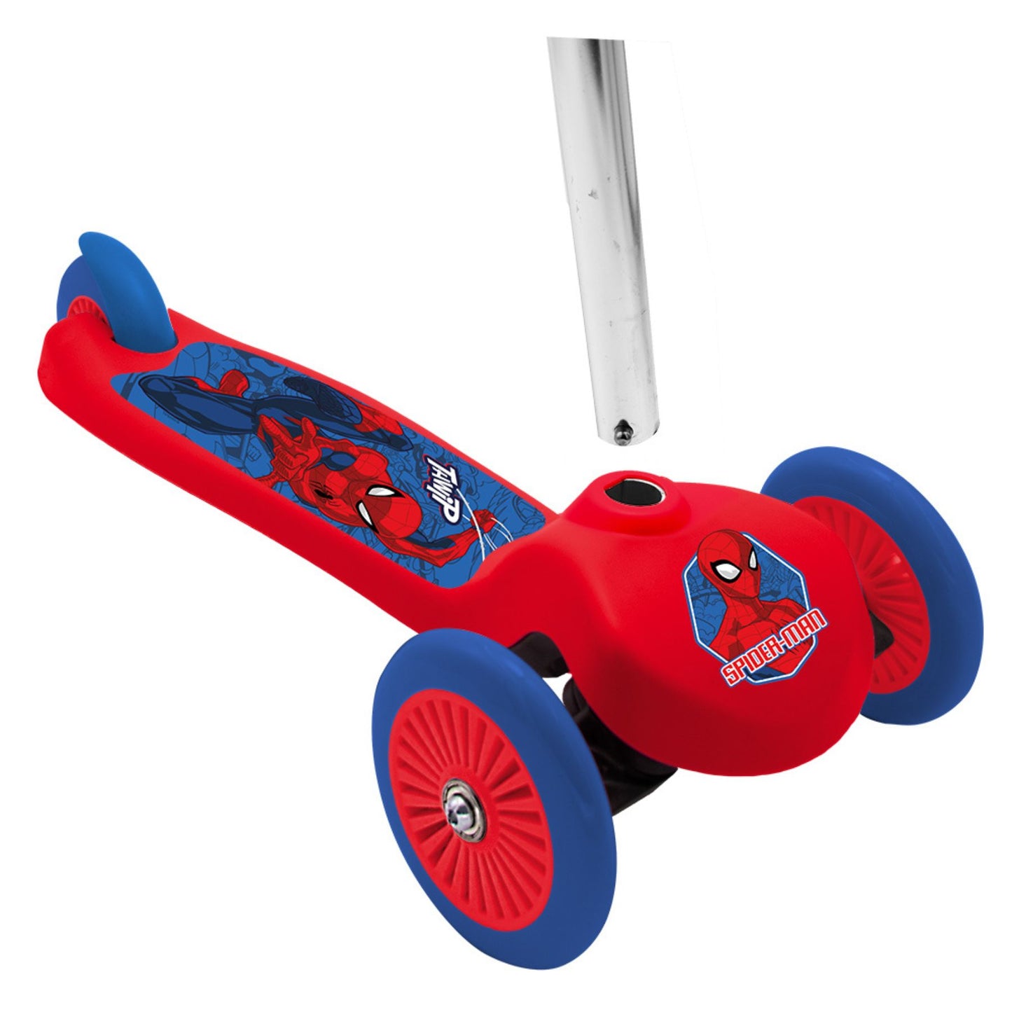 Spiderman kinderstep met 3 wielen