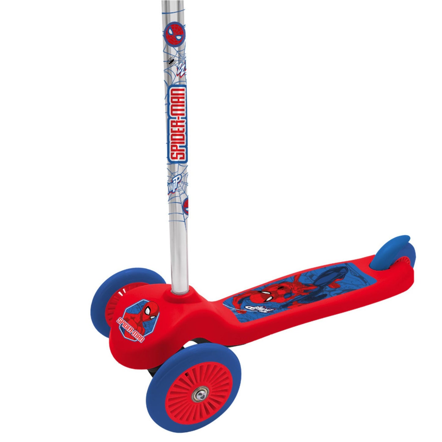Spiderman kinderstep met 3 wielen