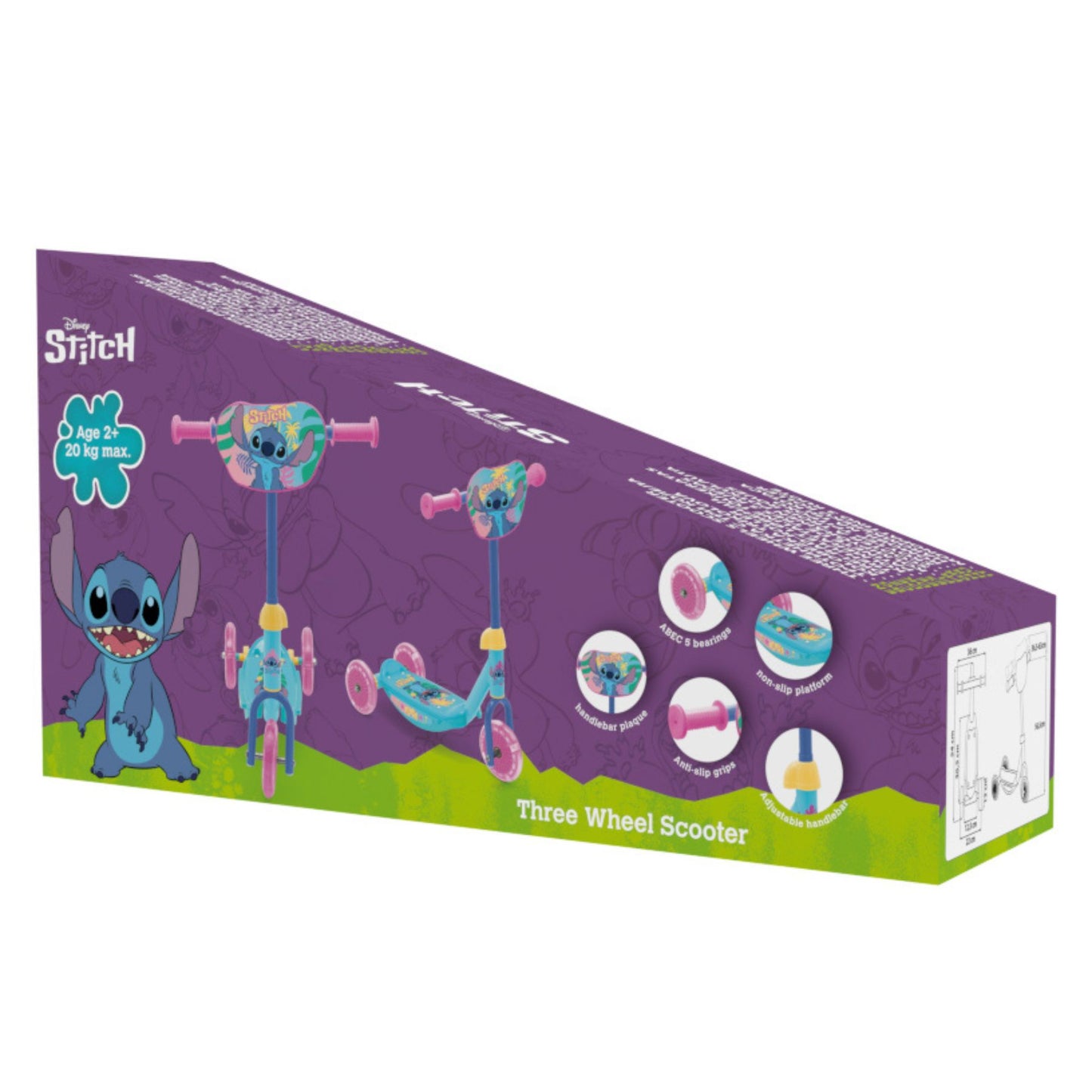 Lilo & Stitch babystep met 3 wielen