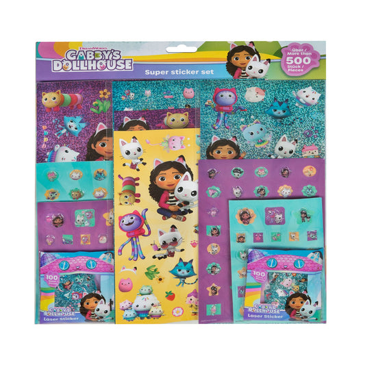 Gabby's Dollhouse sticker set 500 st