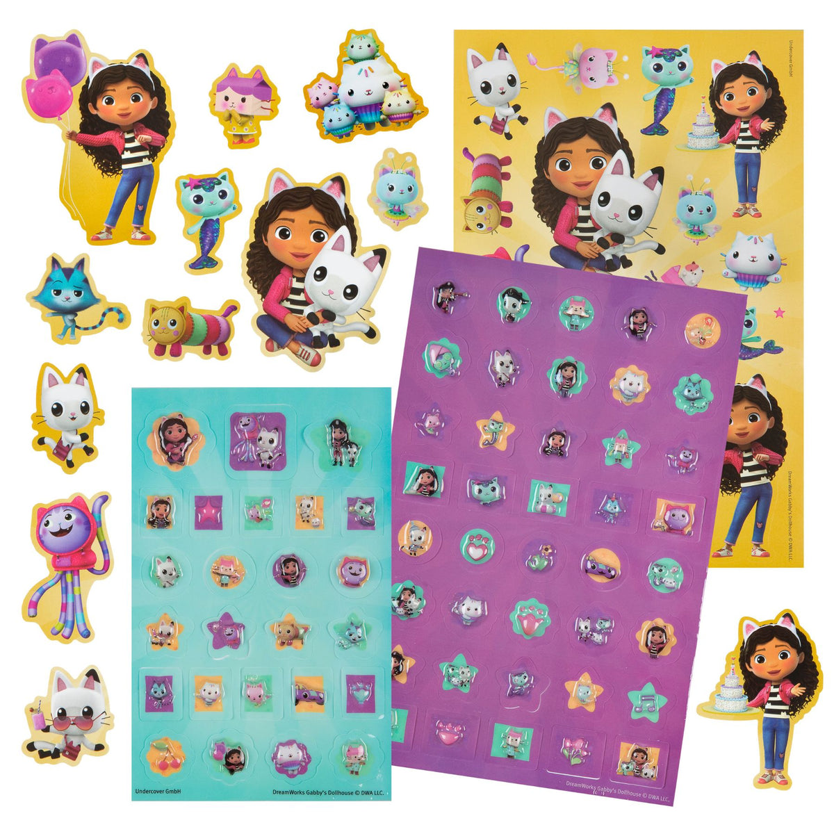 Gabby's Dollhouse sticker set - 500 stuks