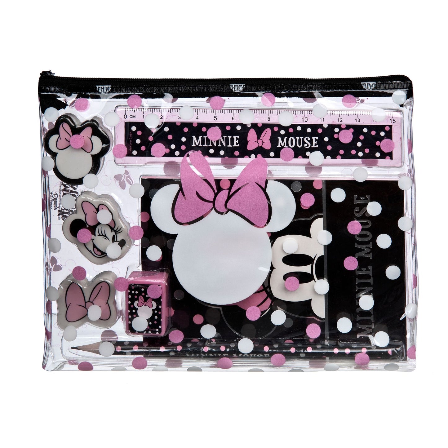 Minnie Mouse gevulde etui - 7 delig