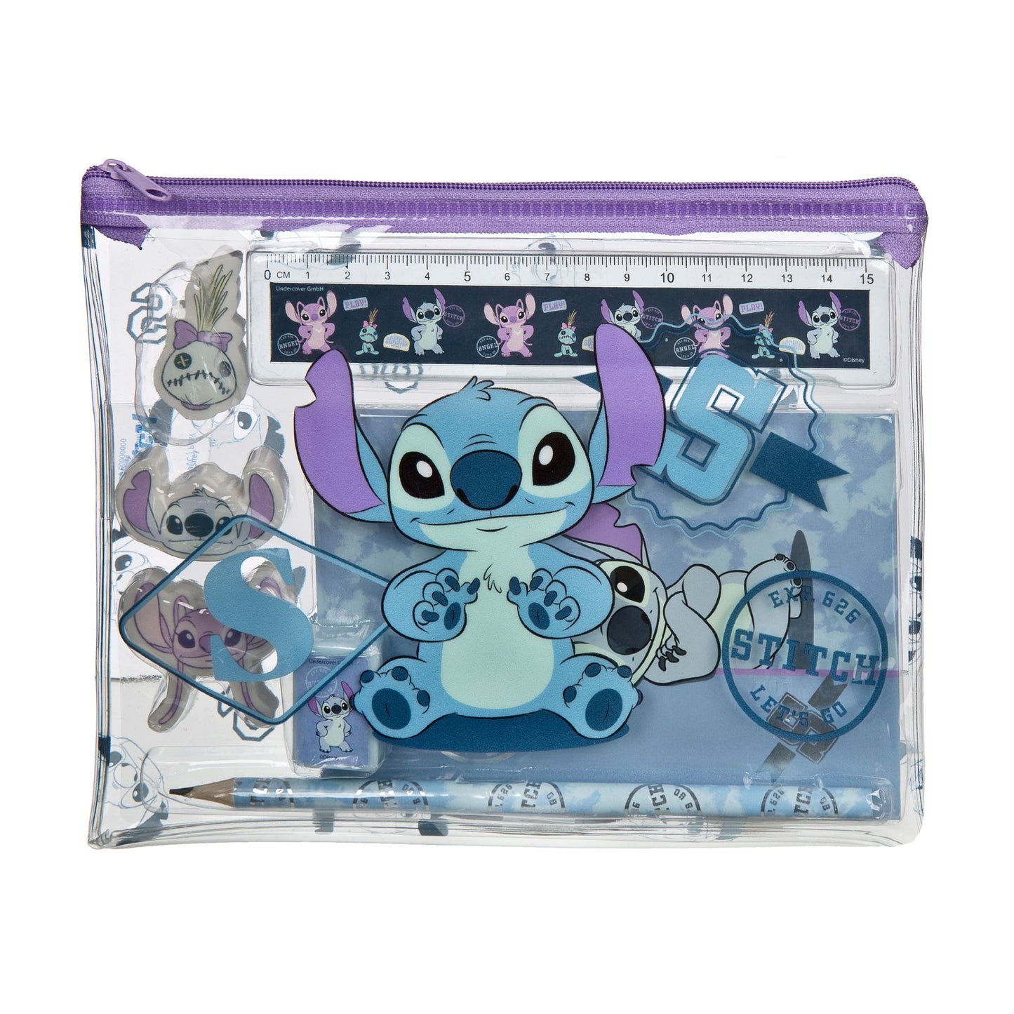 Lilo & Stitch gevulde etui - 7 delig