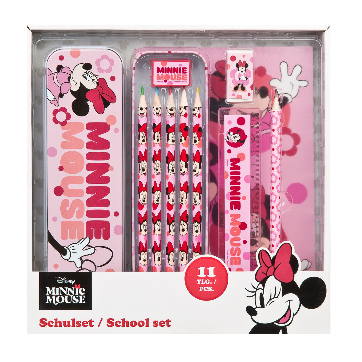 Minnie Mouse schrijfwarenset