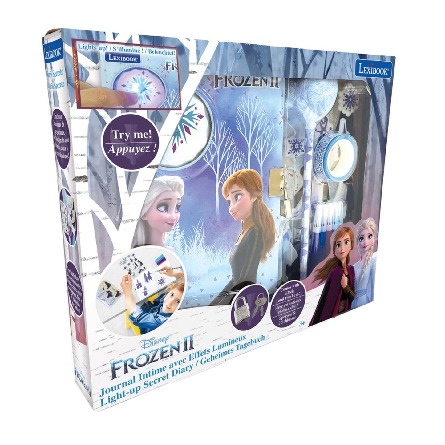 Frozen Elektronisch Dagboek met licht en accessoires