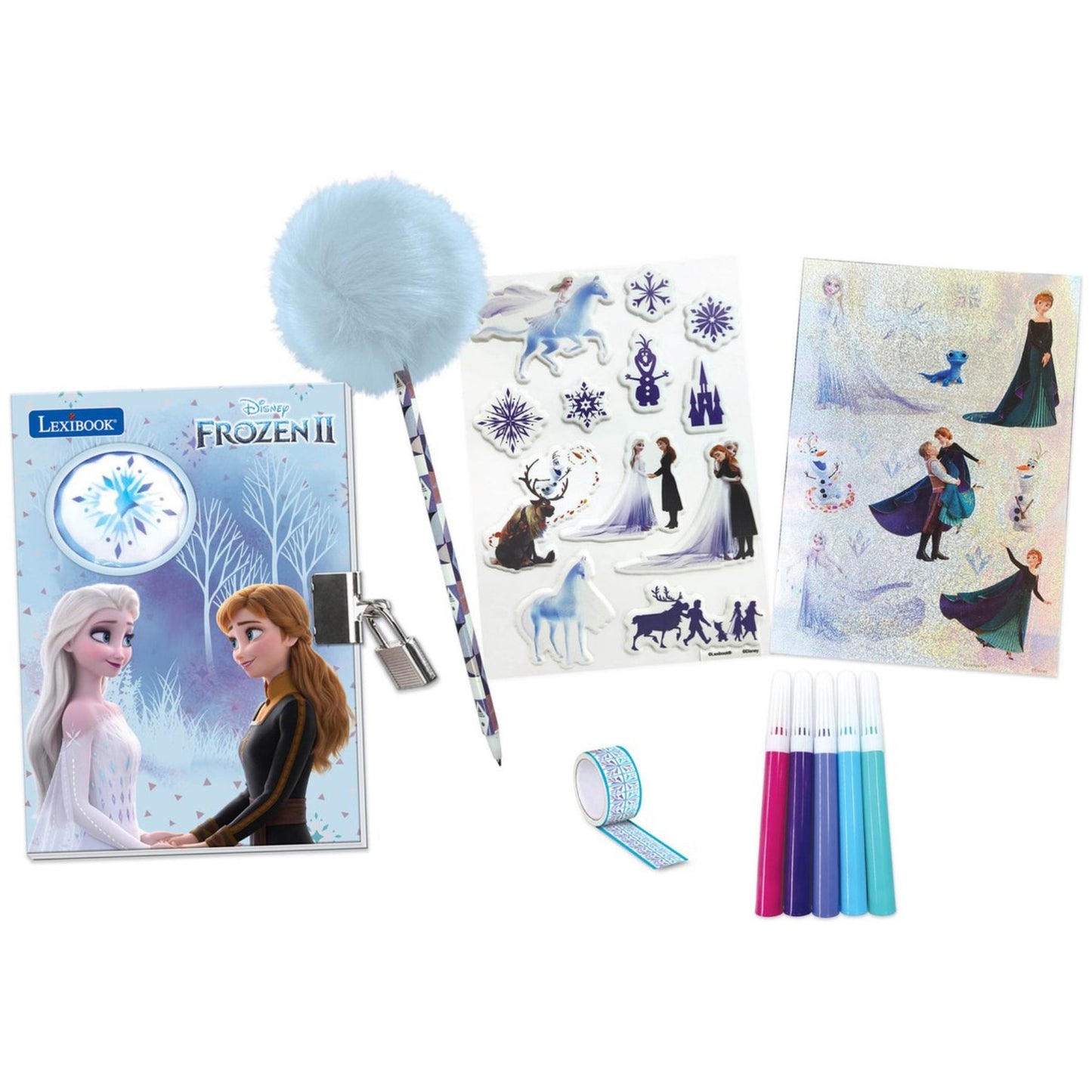 Frozen Elektronisch Dagboek met licht en accessoires