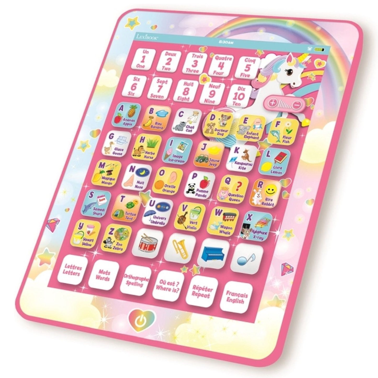 Unicorn Tablet Educatief FR/EN