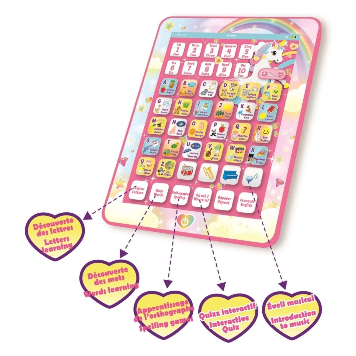Unicorn Tablet Educatief FR/EN