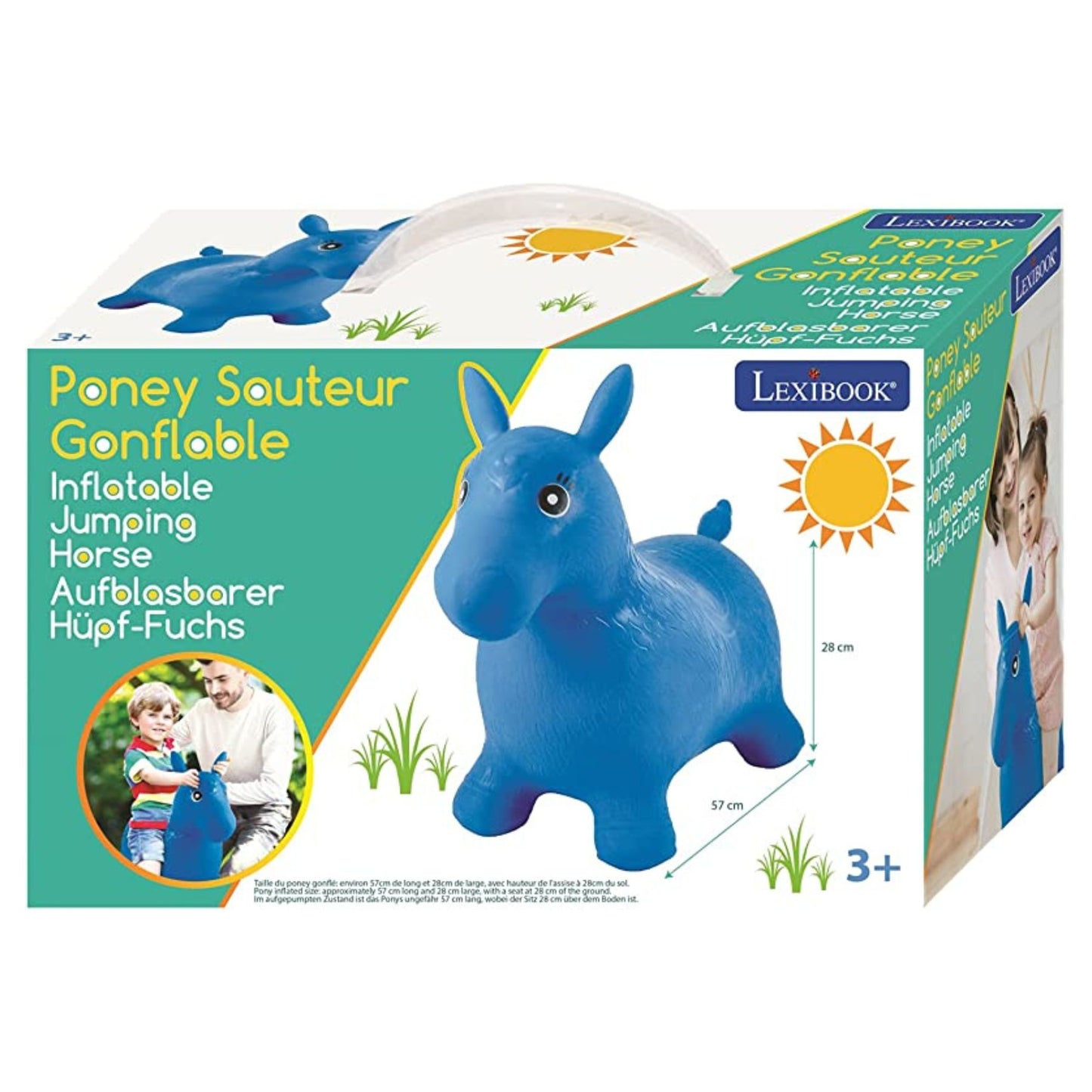 Keel Toys Opblaasbare Springpony