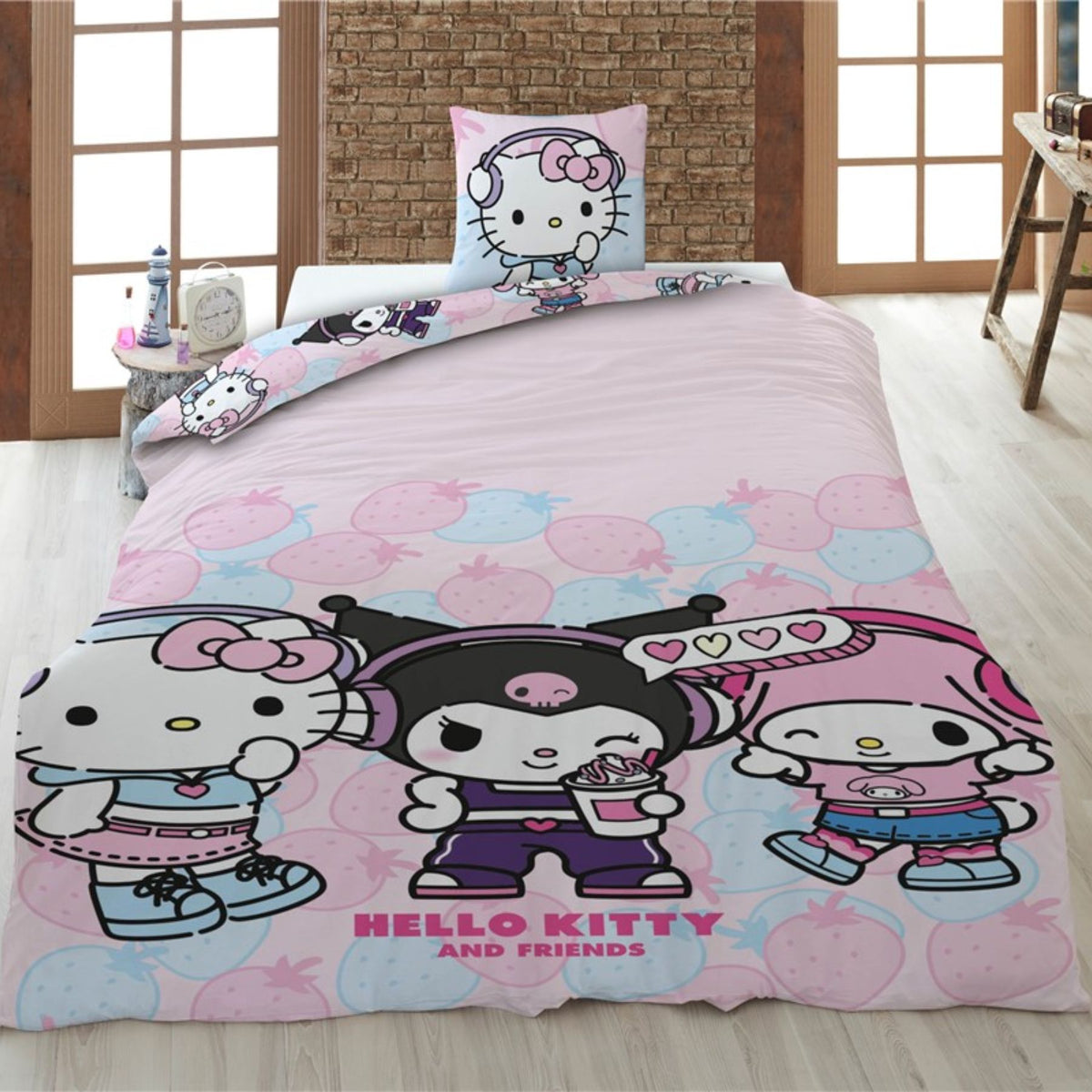 Hello Kitty & Friends dekbedovertrek