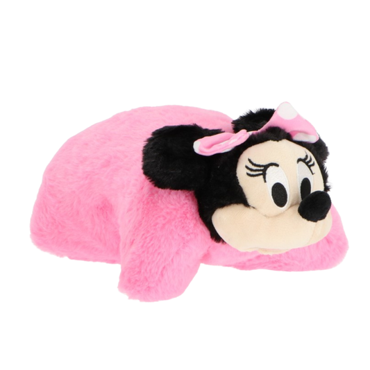 Minnie Mouse fluffy 2 in 1 knuffel kussen