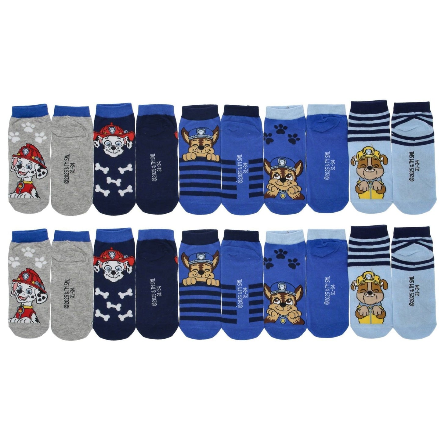 Paw Patrol Sneaker Sokken - 10 Paar