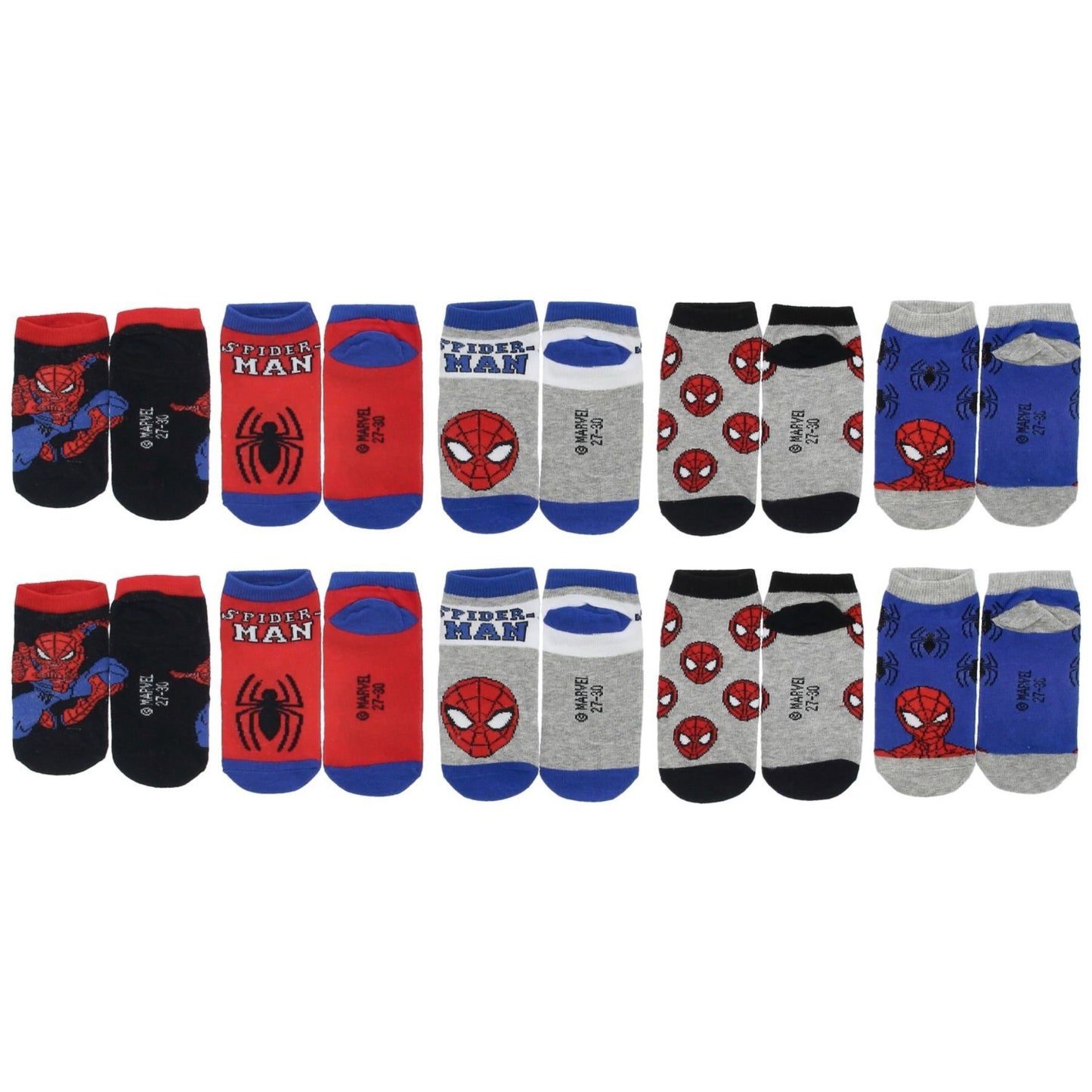Spiderman Sneaker Sokken - 10 Paar