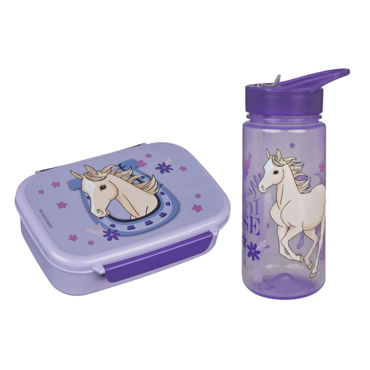 Magic Horse lunchset; lunchbox en drinkfles
