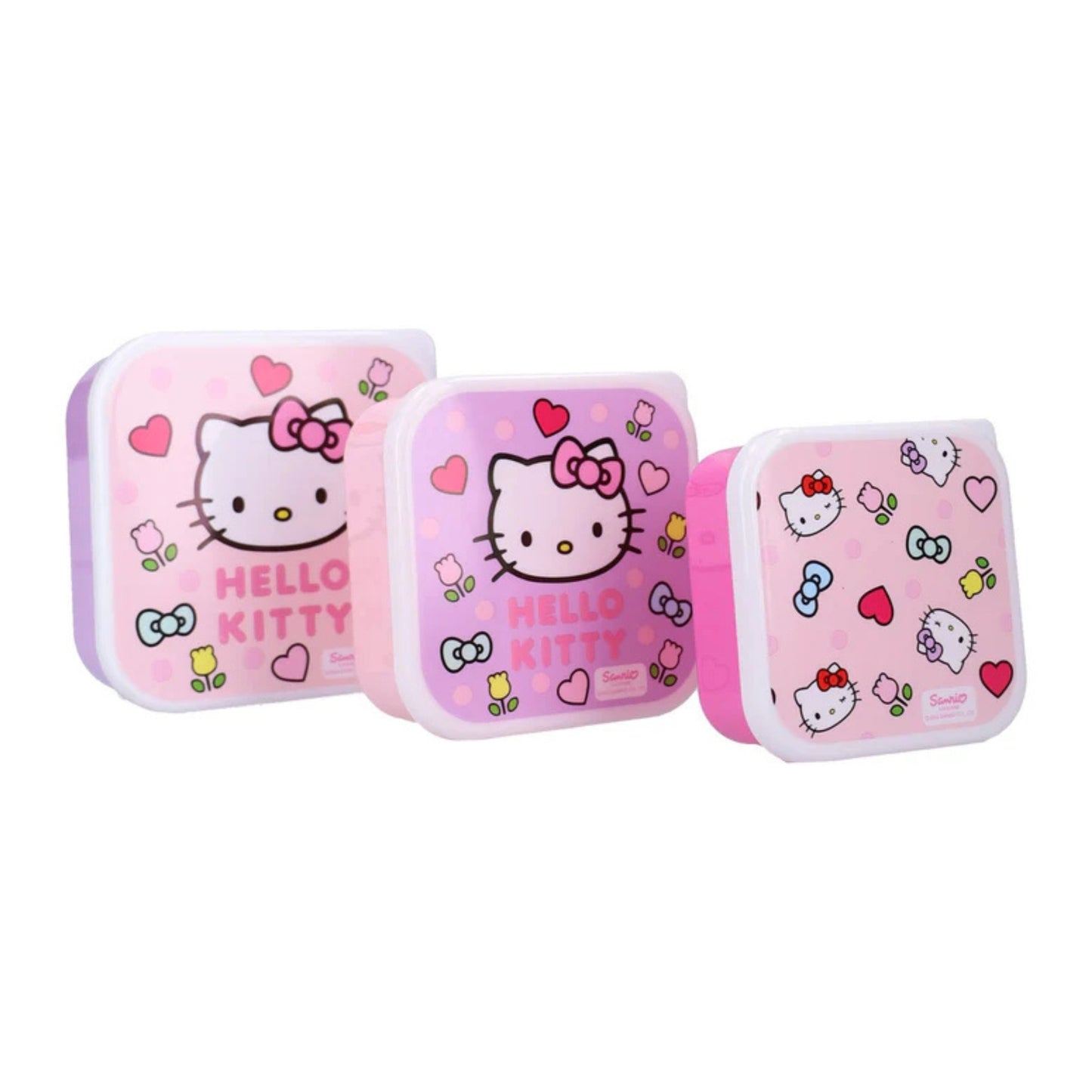 Hello Kitty lunchset; lunchbox, snackbox en drinkfles