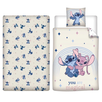 Lilo & Stitch slaapkamerset; dekbedovertrek en hoeslaken