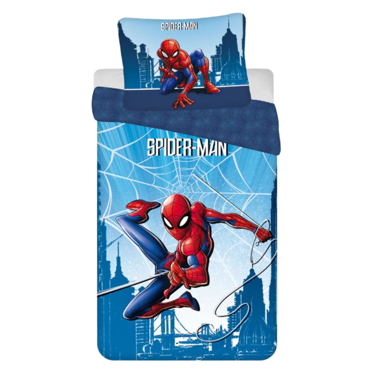 Spiderman dekbedovertrek + hoeslaken
